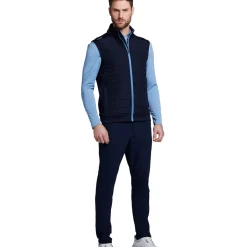 New Men's Vernon Quilted Hybrid Golf Gilet Men's Sweaters|Men's Gilets