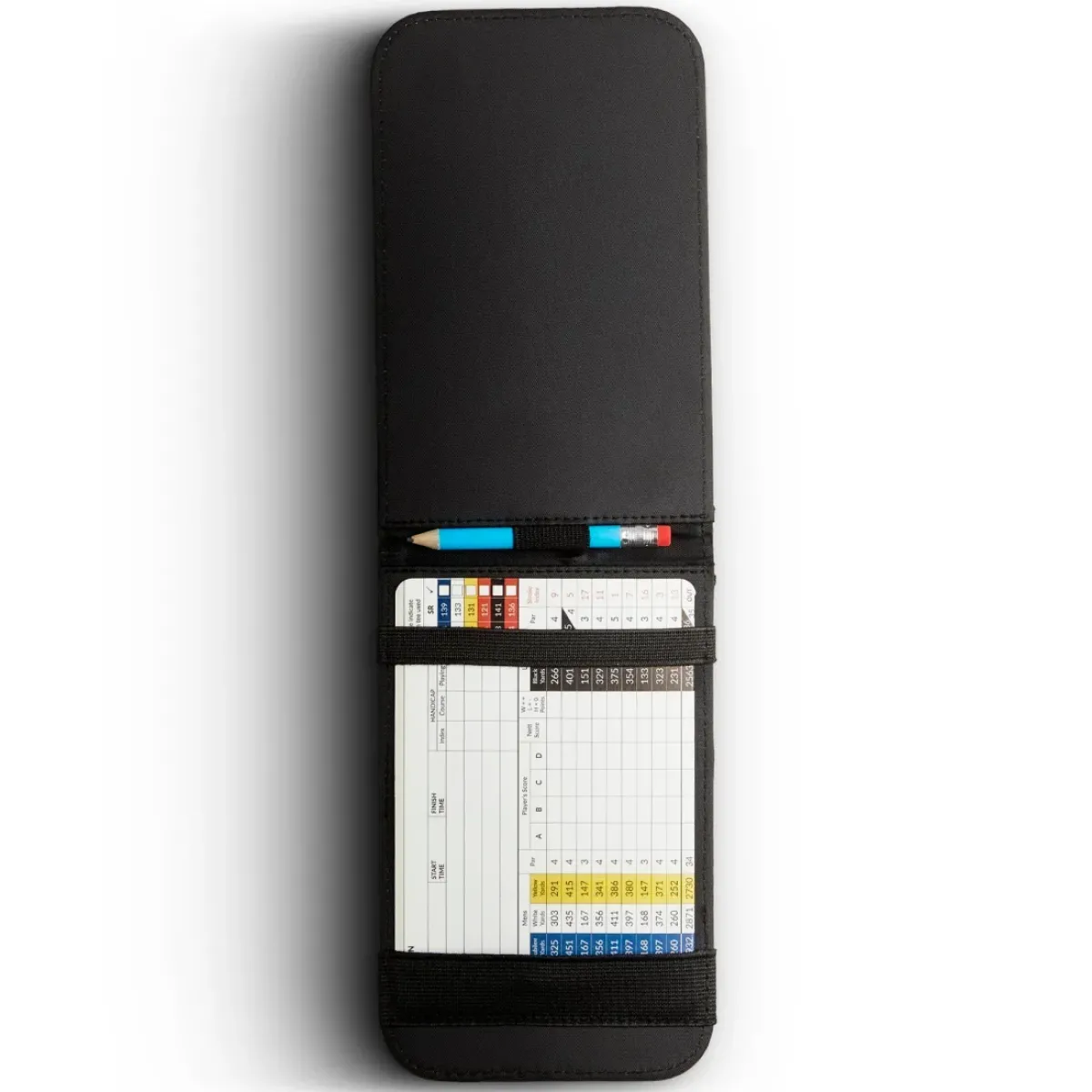 Hot Plain PU Scorecard Holder Personalised Golf Accessories