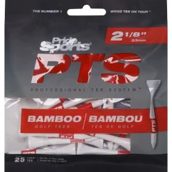 Online Sports PTS Bamboo Small Golf Tees Pack Golf Tees