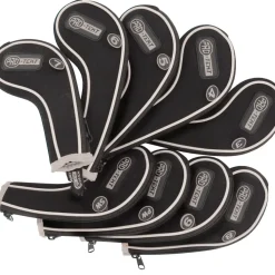Clearance Pro-Tekt Graphite Zip Golf Iron Head Covers Head Covers