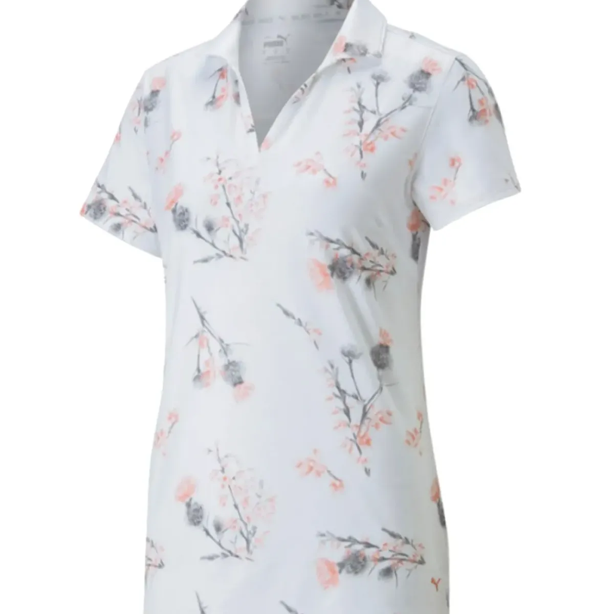 Online PUMA Ladies MATTR Lowlands Stretch Golf Polo Shirt Ladies Polo Shirts