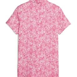 Clearance PUMA Ladies MATTR Plumeria Golf Polo Shirt Ladies Polo Shirts