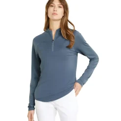 Clearance PUMA Ladies Shine Half Zip Golf Midlayer Ladies Midlayers|Men's Midlayers