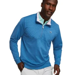 PUMA Men's AP CLOUDSPUN Castle Half Zip Golf Midlayer Men's Sweaters|Men's Midlayers
