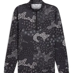 Clearance PUMA Men's CLOUDSPUN Bloom Half Zip Golf Mid Layer Men's Sweaters|Men's Midlayers