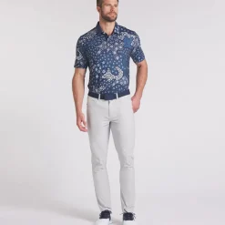 Outlet PUMA Men's CLOUDSPUN Bloom Golf Polo Shirt Men's Polo Shirts