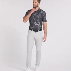 Discount PUMA Men's CLOUDSPUN Bloom Golf Polo Shirt Men's Polo Shirts