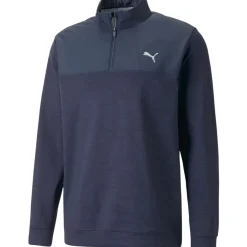 Online PUMA Men's CLOUDSPUN Colour Block Quarter Zip Golf Midlayer Men's Sweaters|Men's Midlayers