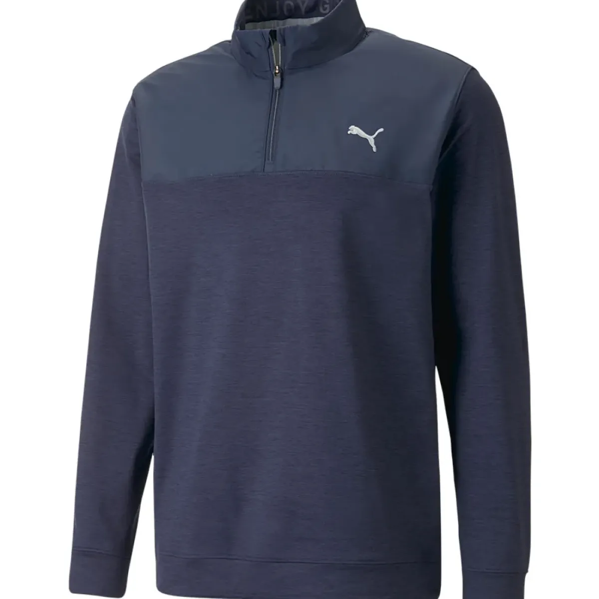Online PUMA Men's CLOUDSPUN Colour Block Quarter Zip Golf Midlayer Men's Sweaters|Men's Midlayers