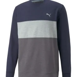 Hot PUMA Men's CLOUDSPUN ColourCrewneck Golf Midlayer Men's Sweaters|Men's Midlayers