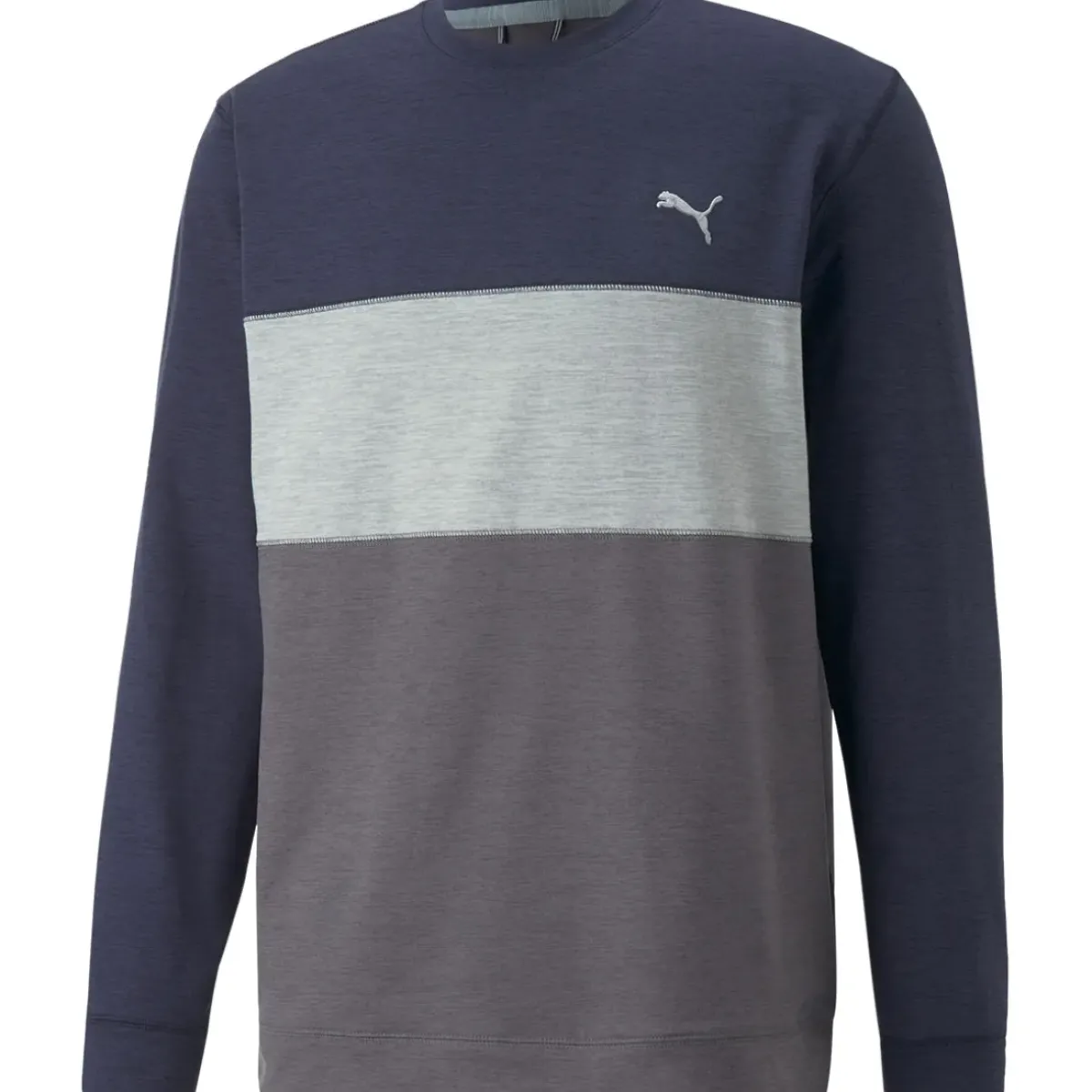 Hot PUMA Men's CLOUDSPUN ColourCrewneck Golf Midlayer Men's Sweaters|Men's Midlayers