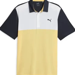 Outlet PUMA Men's CLOUDSPUN Colourblock Golf Polo Shirt Men's Polo Shirts