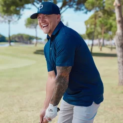 Hot PUMA Men's CLOUDSPUN Primary Golf Polo Shirt Men's Polo Shirts