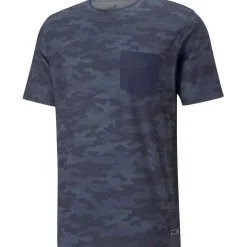Sale PUMA Men's EGW CLOUDSPUN Pushcart Pocket Golf T-Shirt Men's Polo Shirts