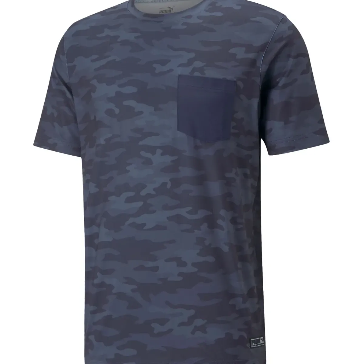 Sale PUMA Men's EGW CLOUDSPUN Pushcart Pocket Golf T-Shirt Men's Polo Shirts