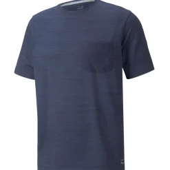 New PUMA Men's EGW CLOUDSPUN Pushcart Pocket Golf T-Shirt Men's Polo Shirts