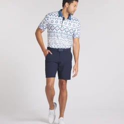 PUMA Men's Fair Isle Golf Polo Shirt Men's Polo Shirts