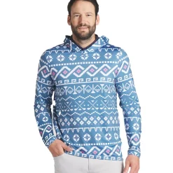 Clearance PUMA Men's Fair Isle Golf Hoodie Men's Hoodies|Men's Sweaters
