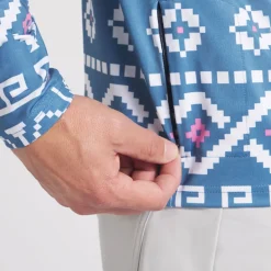 Clearance PUMA Men's Fair Isle Golf Hoodie Men's Hoodies|Men's Sweaters