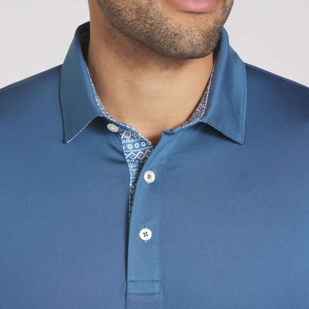 Best PUMA Men's Fair Isle Trim Golf Polo Shirt Men's Polo Shirts