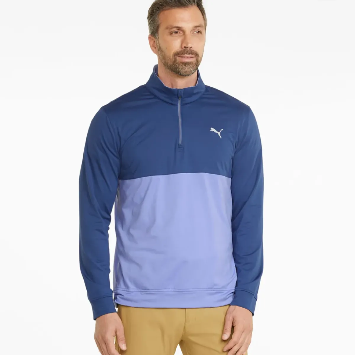 Outlet PUMA Men's Gamer Color Half Zip Golf Midlayer Men's Sweaters|Men's Midlayers