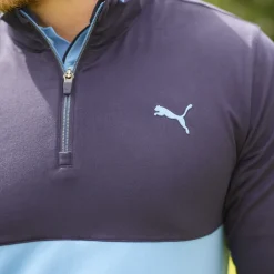 Outlet PUMA Men's Gamer Color Half Zip Golf Midlayer Men's Sweaters|Men's Midlayers