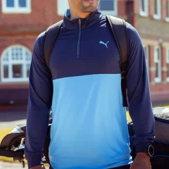 Outlet PUMA Men's Gamer Color Half Zip Golf Midlayer Men's Sweaters|Men's Midlayers