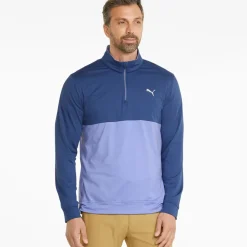Best PUMA Men's Gamer Color Half Zip Golf Midlayer Men's Sweaters|Men's Midlayers