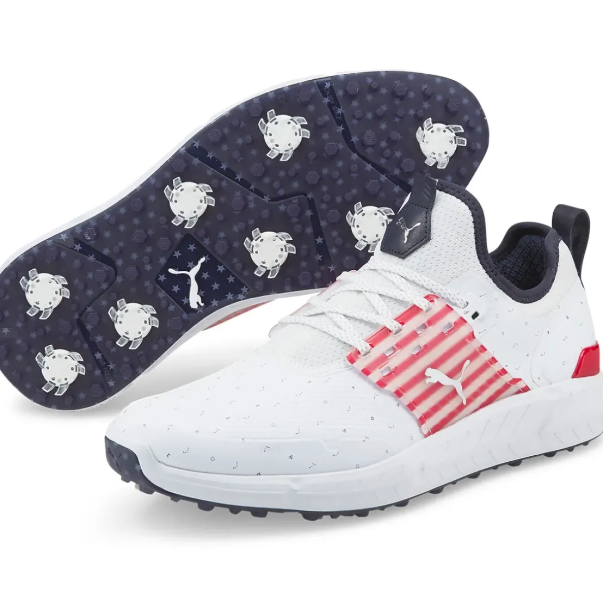 Hot PUMA Men's IGNITE Articulate Love H8 Waterproof Spiked Golf Shoes Men's Waterproof Golf Shoes|Men's Spiked Golf Shoes