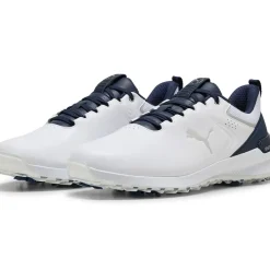 Discount PUMA Men's IGNITE Innovate Leather Waterproof Spiked Golf Shoes Men's Waterproof Golf Shoes|Men's Spiked Golf Shoes