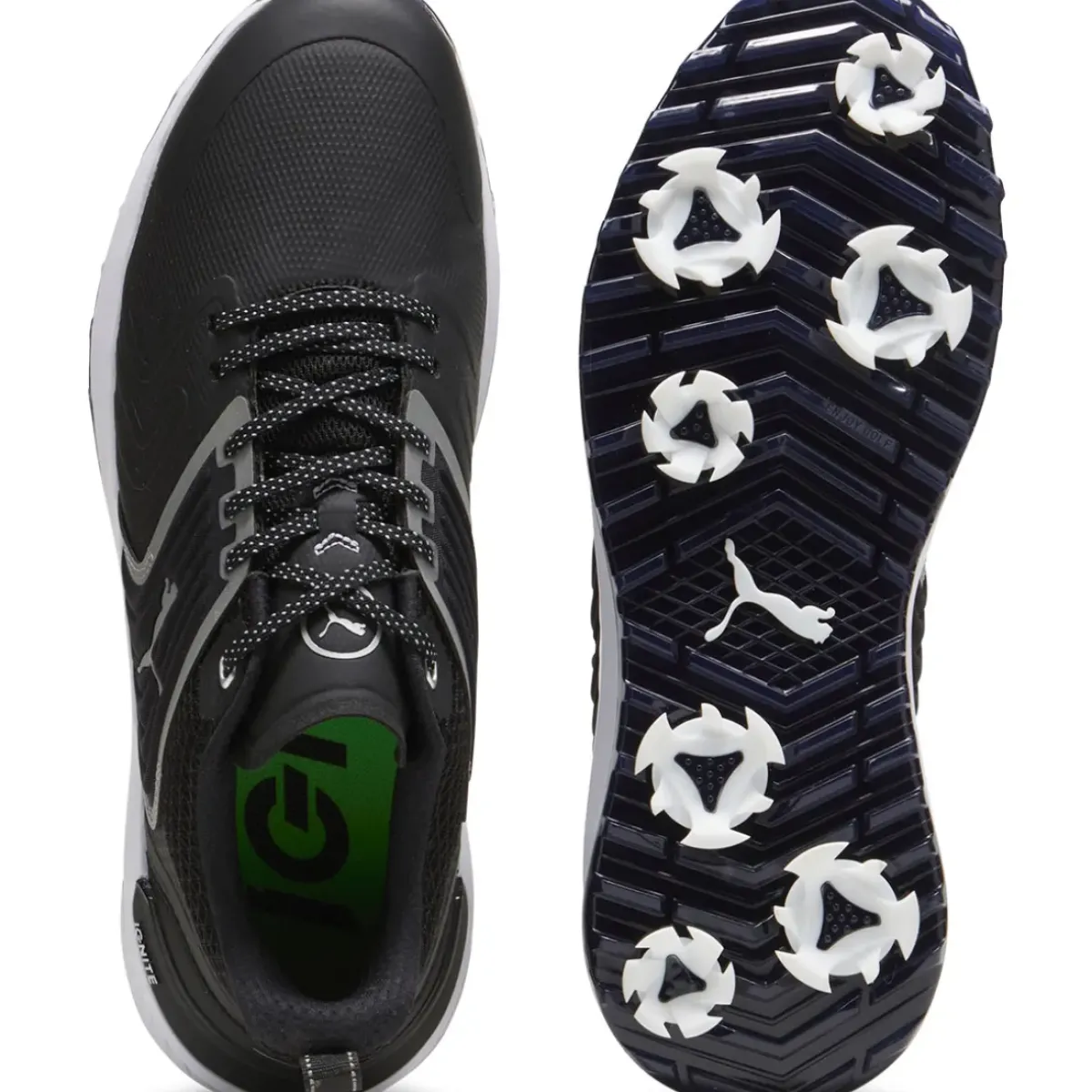 New PUMA Men's IGNITE Innovate Waterproof Spiked Golf Shoes Men's Waterproof Golf Shoes|Men's Spiked Golf Shoes