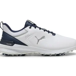 Best PUMA Men's IGNITE Innovate Leather Waterproof Spiked Golf Shoes Men's Waterproof Golf Shoes|Men's Spiked Golf Shoes