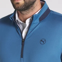 Sale PUMA Men's Lightweight Quarter Zip Golf Midlayer Men's Sweaters|Men's Midlayers