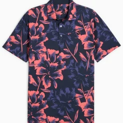 PUMA Men's MATTR Broken Flower Golf Polo Shirt Men's Polo Shirts|Season Ready Collection