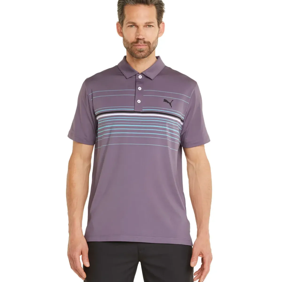 PUMA Men's MATTR Canyon Stretch Golf Polo Shirt Men's Polo Shirts