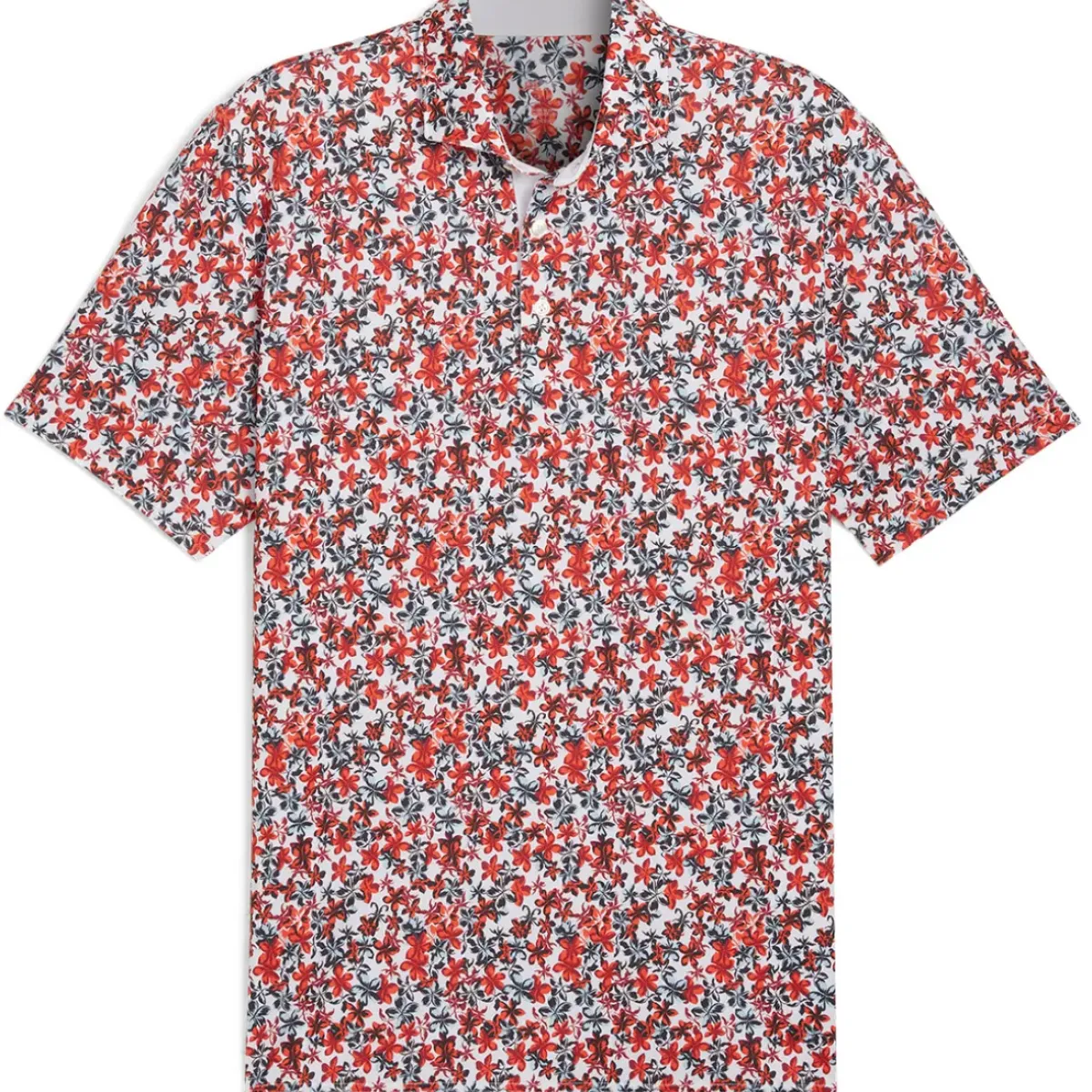 Clearance PUMA Men's MATTR Lillie Print Golf Polo Shirt Men's Polo Shirts