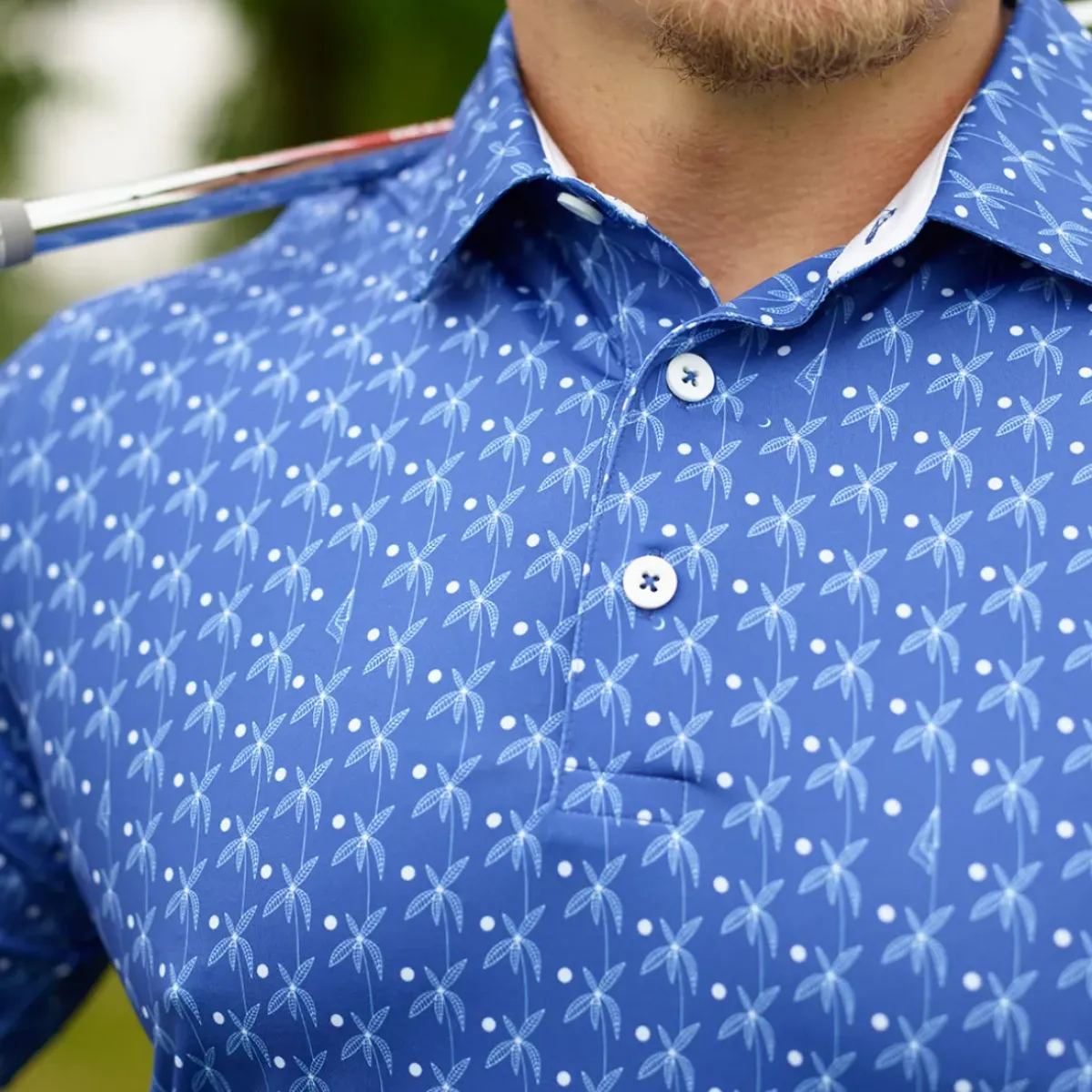 Sale PUMA Men's MATTR Palms Golf Polo Shirt Men's Polo Shirts