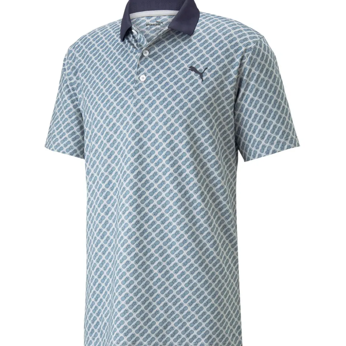 Outlet PUMA Men's MATTR Pineapples Golf Polo Shirt Men's Polo Shirts