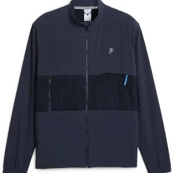 PUMA Men's Palm Tree Crew Golf Jacket Men's Sweaters|Men's Jackets