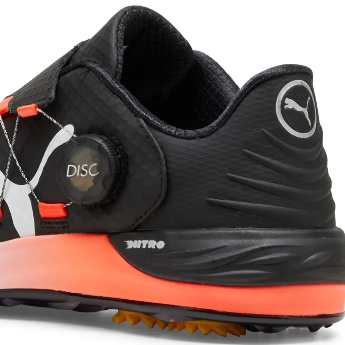 Outlet PUMA Men's Phantomcat NITRO + DISC Waterproof Spiked Golf Shoes Men's Waterproof Golf Shoes|Men's Spiked Golf Shoes