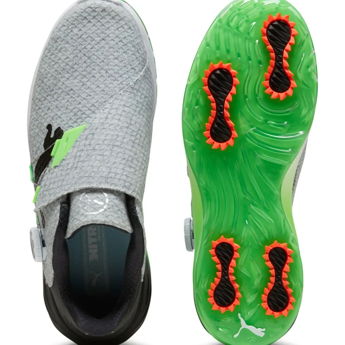 Outlet PUMA Men's Phantomcat NITRO + DISC Waterproof Spiked Golf Shoes Men's Waterproof Golf Shoes|Men's Spiked Golf Shoes