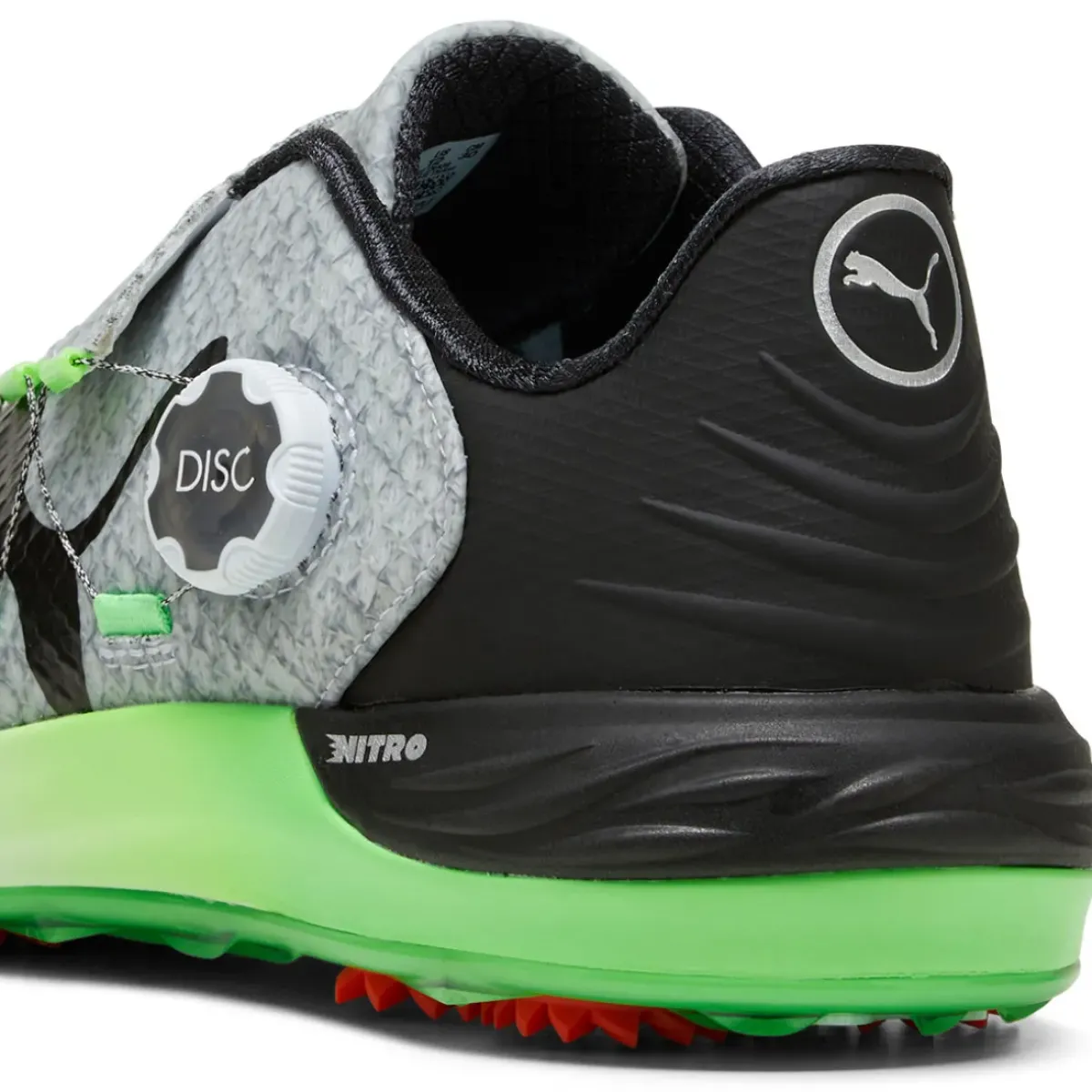 Outlet PUMA Men's Phantomcat NITRO + DISC Waterproof Spiked Golf Shoes Men's Waterproof Golf Shoes|Men's Spiked Golf Shoes