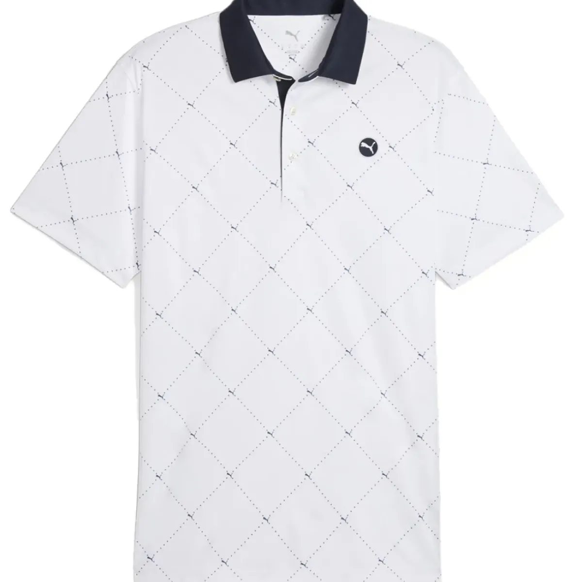 Hot PUMA Men's Pure 2.0 Argyle Print Golf Polo Shirt Men's Polo Shirts|Season Ready Collection