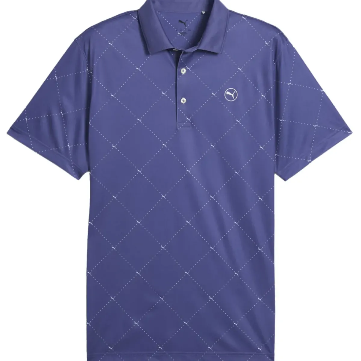 Hot PUMA Men's Pure 2.0 Argyle Print Golf Polo Shirt Men's Polo Shirts|Season Ready Collection