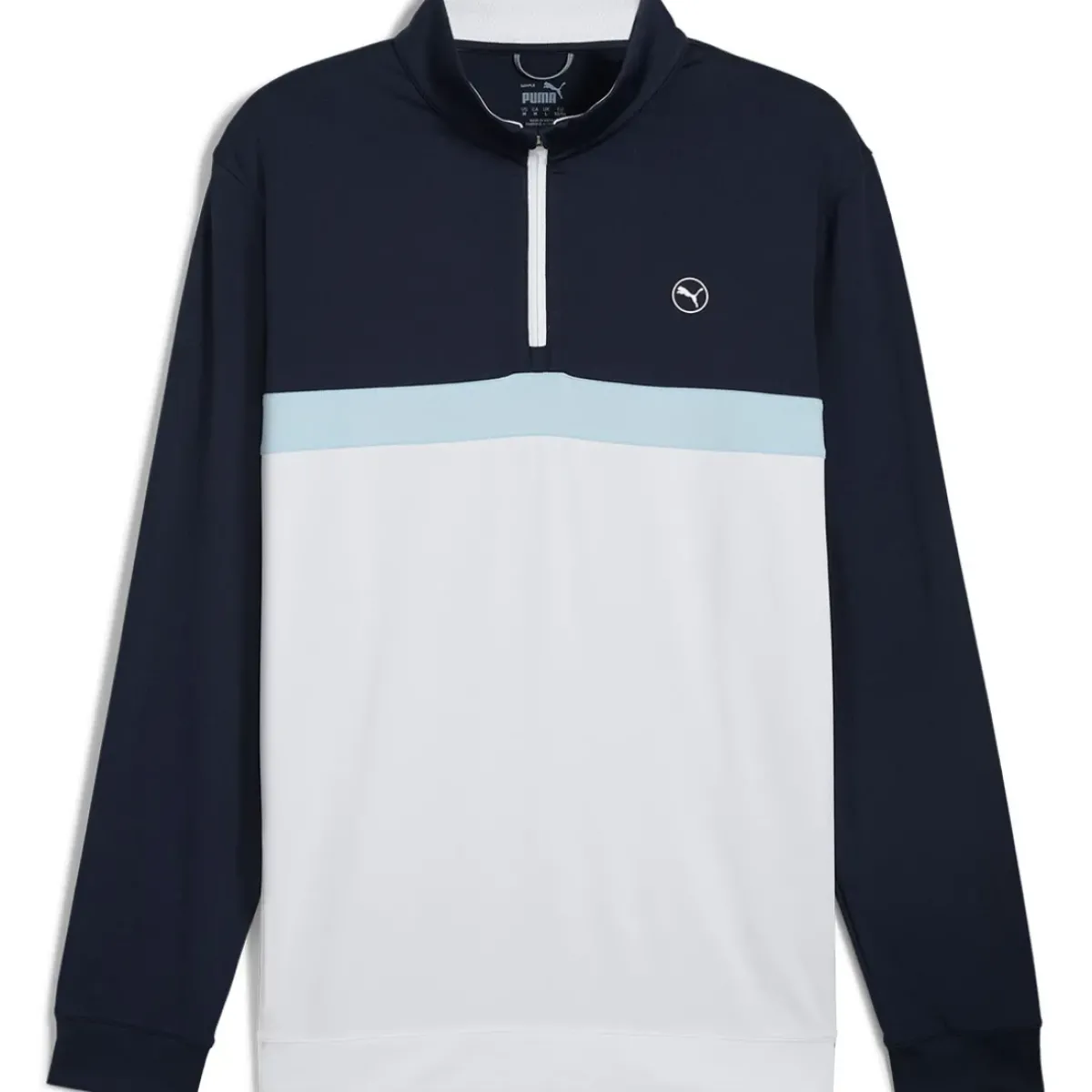 Outlet PUMA Men's Pure Colorblock Quarter Zip Golf Midlayer Men's Sweaters|Men's Midlayers