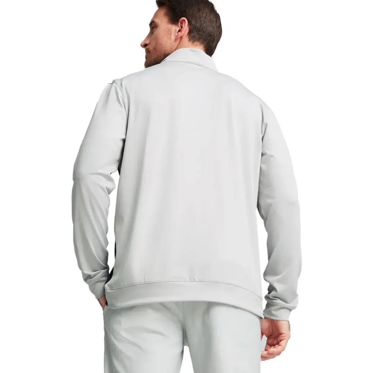 Clearance PUMA Men's Pure Colorblock Quarter Zip Golf Midlayer Men's Sweaters|Men's Midlayers