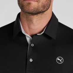 Clearance PUMA Men's Pure Colourblock Golf Polo Shirt Men's Polo Shirts