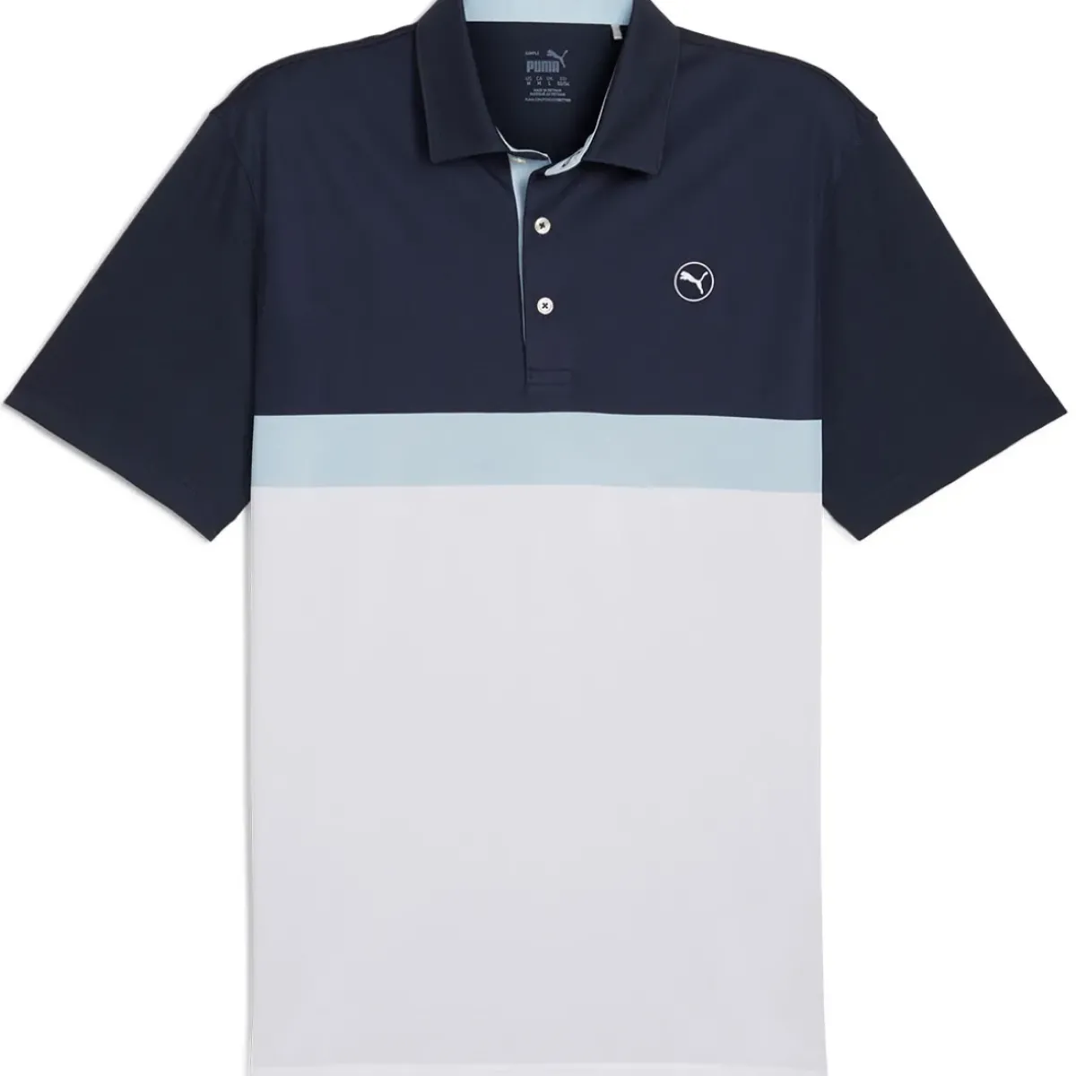 New PUMA Men's Pure Colourblock Golf Polo Shirt Men's Polo Shirts