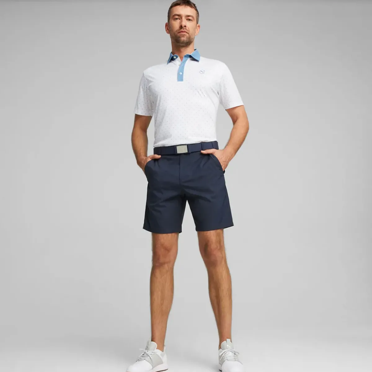 Best PUMA Men's Pure Geo Golf Polo Shirt Men's Polo Shirts