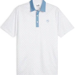 Best PUMA Men's Pure Geo Golf Polo Shirt Men's Polo Shirts